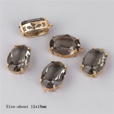 5 bucăți pandantiv cu bijuterii cu fațete colorate pentru vindecare, cristale naturale, pandantiv cu piatră de cuarț pentru fabricarea de bijuterii, accesorii de colier