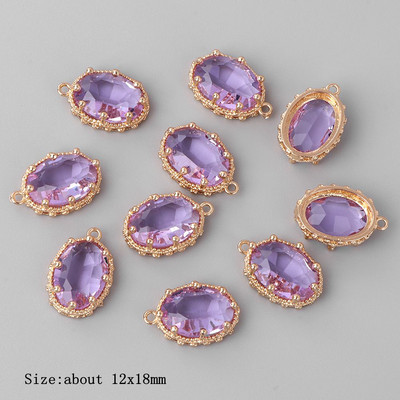 5 bucăți pandantiv cu bijuterii cu fațete colorate pentru vindecare, cristale naturale, pandantiv cu piatră de cuarț pentru fabricarea de bijuterii, accesorii de colier