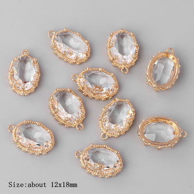 5 bucăți pandantiv cu bijuterii cu fațete colorate pentru vindecare, cristale naturale, pandantiv cu piatră de cuarț pentru fabricarea de bijuterii, accesorii de colier