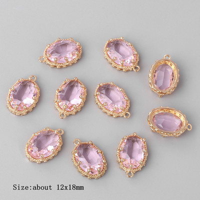 5 bucăți pandantiv cu bijuterii cu fațete colorate pentru vindecare, cristale naturale, pandantiv cu piatră de cuarț pentru fabricarea de bijuterii, accesorii de colier