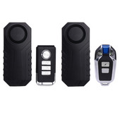 Alarmă fără fir antifurt pentru bicicletă pentru motociclete cu telecomandă Alarma de securitate pentru bicicletă rezistentă la apă Senzor de vibrații 113dB tare