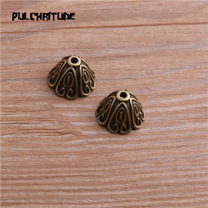 10 buc 10 * 15 * 15 mm două culori mărgele capace Breloc corn gol pandantive accesorii bijuterii bricolaj receptacle farmece