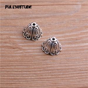 10 buc 10 * 15 * 15 mm două culori mărgele capace Breloc corn gol pandantive accesorii bijuterii bricolaj receptacle farmece