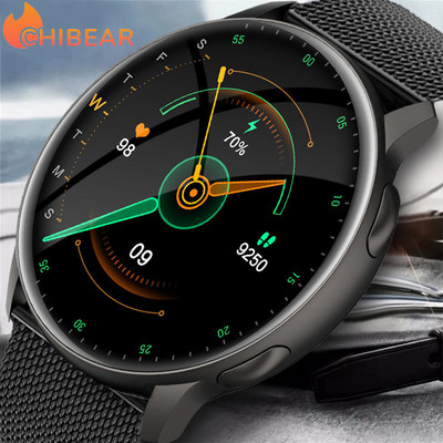 2023 ChiBear Pametni sat s podsjetnikom na poziv Muškarci Žene Zaslon uvijek prikazuje vrijeme 360*360AMOLED Pametni sat Multi-sport Mode Praćenje fitnessa
