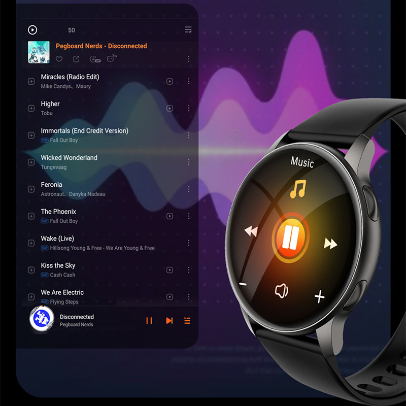 2023 ChiBear Reamintire a apelurilor Ceas inteligent Bărbați Femei Ecran Afișează întotdeauna timpul 360*360AMOLED Ceas inteligent Mod multi-sport Tracker fitness