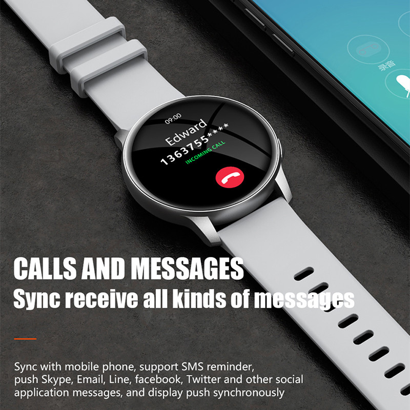 2023 ChiBear Reamintire a apelurilor Ceas inteligent Bărbați Femei Ecran Afișează întotdeauna timpul 360*360AMOLED Ceas inteligent Mod multi-sport Tracker fitness