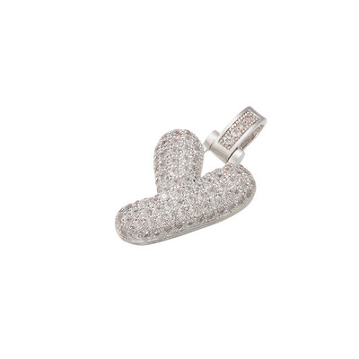 ZHUKOU 20x29mm finom 26 ezüst színű levél medál nőknek kézzel készített barkács nyaklánc fülbevaló ékszer kiegészítők mód: VD61