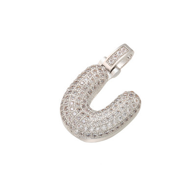 ZHUKOU 20x29mm finom 26 ezüst színű levél medál nőknek kézzel készített barkács nyaklánc fülbevaló ékszer kiegészítők mód: VD61