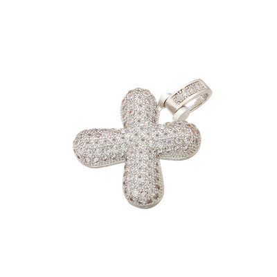 ZHUKOU 20x29mm finom 26 ezüst színű levél medál nőknek kézzel készített barkács nyaklánc fülbevaló ékszer kiegészítők mód: VD61