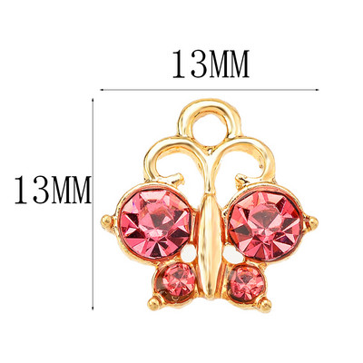 17*22MM 20 buc./set de înaltă calitate, fulg de nea auriu, pandantiv, cercei de modă, bijuterii lucrate manual, accesorii cu ridicata.