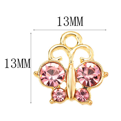 17*22MM 20 buc./set de înaltă calitate, fulg de nea auriu, pandantiv, cercei de modă, bijuterii lucrate manual, accesorii cu ridicata.