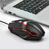 Mouse cu fir USB Viper M11 Gaming Sport electronic RGB Streamer Cal alergare Luminos Computer Laptop Mouse de birou