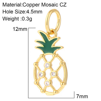 Ciupercă Cactus Ciupercă Păpădie pentru Bijuterii Materiale Culoare Aurie Cercei Diy Colier Brățară Charms de designer Pandantiv
