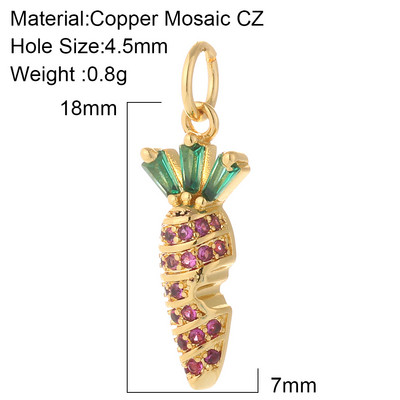 Ciupercă Cactus Ciupercă Păpădie pentru Bijuterii Materiale Culoare Aurie Cercei Diy Colier Brățară Charms de designer Pandantiv