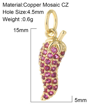 Ciupercă Cactus Ciupercă Păpădie pentru Bijuterii Materiale Culoare Aurie Cercei Diy Colier Brățară Charms de designer Pandantiv