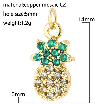 Ciupercă Cactus Ciupercă Păpădie pentru Bijuterii Materiale Culoare Aurie Cercei Diy Colier Brățară Charms de designer Pandantiv