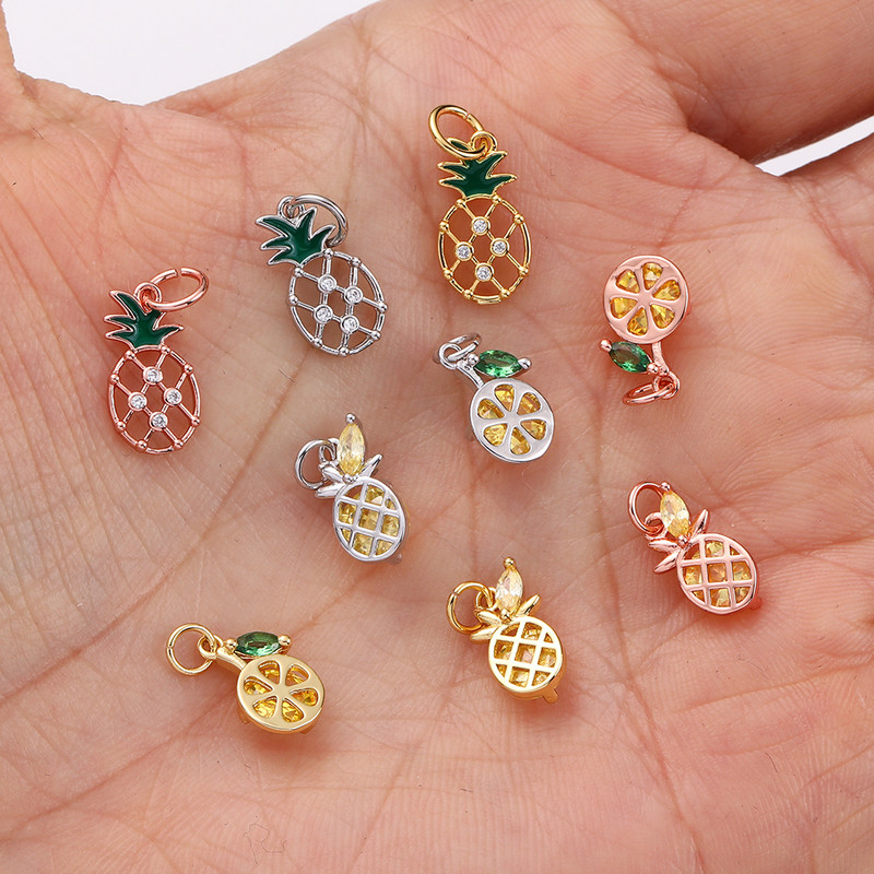 Ciupercă Cactus Ciupercă Păpădie pentru Bijuterii Materiale Culoare Aurie Cercei Diy Colier Brățară Charms de designer Pandantiv