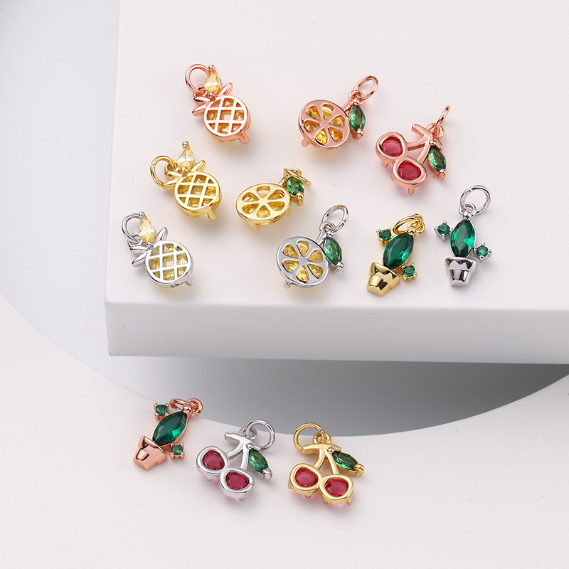 Ciupercă Cactus Ciupercă Păpădie pentru Bijuterii Materiale Culoare Aurie Cercei Diy Colier Brățară Charms de designer Pandantiv