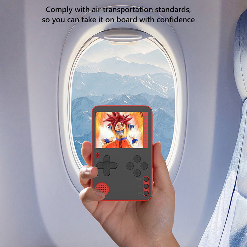 Mini consolă portabilă de jocuri video K10 Player HD 500 de jocuri clasice încorporate Consolă portabilă portabilă ultra-subțire pentru cadou