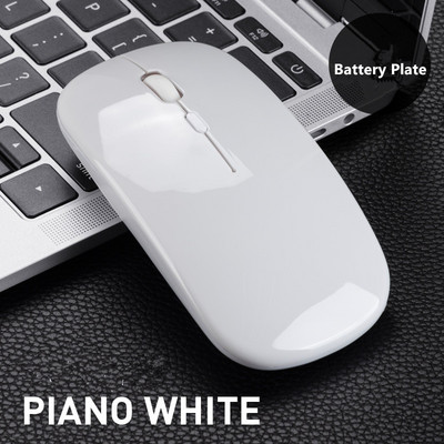 Mouse fără fir reîncărcabil Mouse Bluetooth Computer fără fir Mause LED RGB Iluminat din spate Mouse ergonomic pentru jocuri pentru laptop