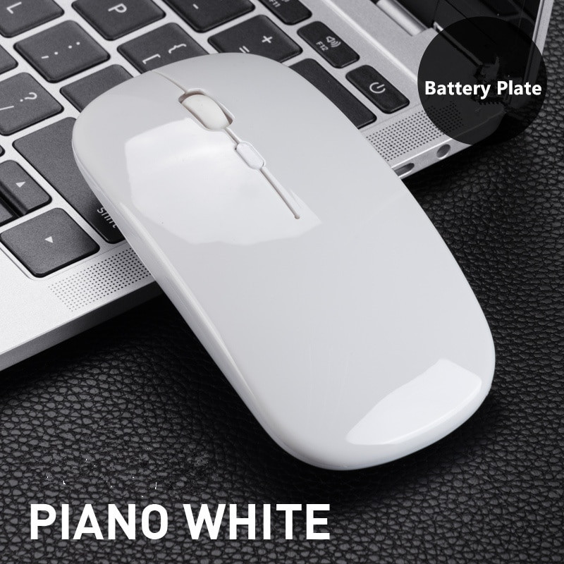 Mouse fără fir reîncărcabil Mouse Bluetooth Computer fără fir Mause LED RGB Iluminat din spate Mouse ergonomic pentru jocuri pentru laptop