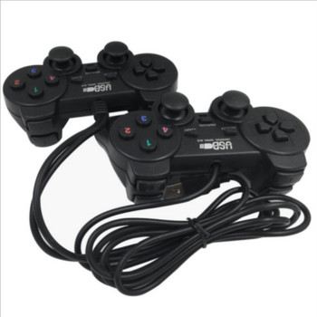 2 τμχ USB Controller Joystick Console για Υπολογιστή Φορητός υπολογιστής για υπολογιστή WinXP/Win7/Win8/Win10