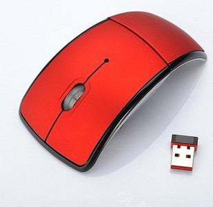 Arc 2.4G juhtmevaba kokkupandav hiir Juhtmeta hiired USB kokkupandavad vastuvõtjad Mängud Arvuti Sülearvuti Aksessuaar