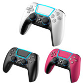 Controler de joc BT fără fir Gamepad cu Touchpad cu lumină RGB Suport tasta din spate Joystick 3D pentru PS3 PS5 PS4 Android Switch PC