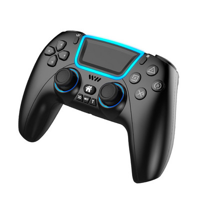 Controler de joc BT fără fir Gamepad cu Touchpad cu lumină RGB Suport tasta din spate Joystick 3D pentru PS3 PS5 PS4 Android Switch PC