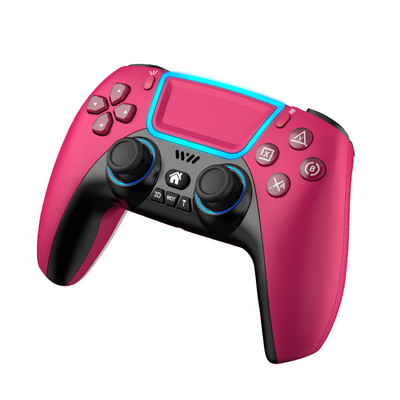Controler de joc BT fără fir Gamepad cu Touchpad cu lumină RGB Suport tasta din spate Joystick 3D pentru PS3 PS5 PS4 Android Switch PC