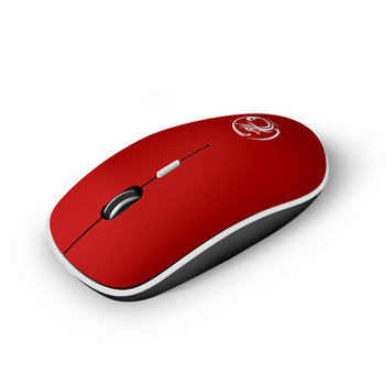 Ергономична мишка Безжична мишка Компютърна мишка PC USB оптична 2.4 Ghz 1600 DPI Безшумни мишки Мини безшумни мишки за PC лаптоп Mac