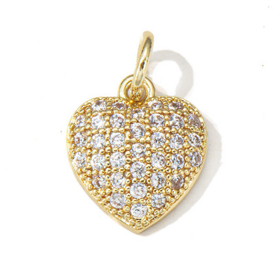 Pipitree cupru zirconiu cubic mini brelocuri bricolaj se potrivesc brățară colier luna stea inimă fluture farmece accesorii bijuterii