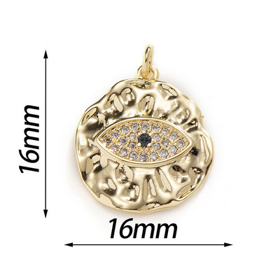 Pipitree cupru zirconiu cubic mini brelocuri bricolaj se potrivesc brățară colier luna stea inimă fluture farmece accesorii bijuterii