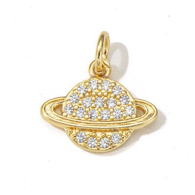 Pipitree cupru zirconiu cubic mini brelocuri bricolaj se potrivesc brățară colier luna stea inimă fluture farmece accesorii bijuterii