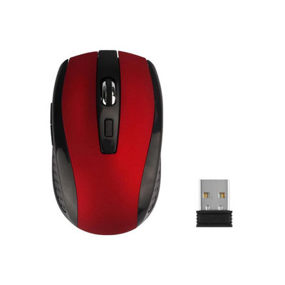 Mouse fără fir USB RYRA 1600DPI 2,4 Ghz Mouse pentru jocuri 3 trepte 6 taste Silențios pentru PC, laptop, birou, șoareci de gaming reglabil, mouse cu baterie