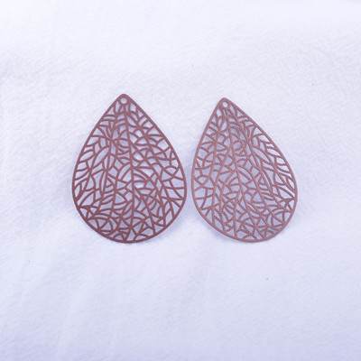 30 komada AB2617 30 mm*41 mm privjesci u obliku kapi vode, privjesci u obliku stabljike lista Uradi sam naušnice