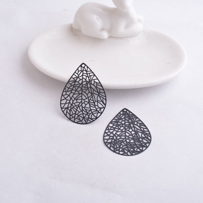 30 komada AB2617 30 mm*41 mm privjesci u obliku kapi vode, privjesci u obliku stabljike lista Uradi sam naušnice