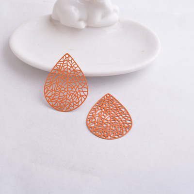 30 komada AB2617 30 mm*41 mm privjesci u obliku kapi vode, privjesci u obliku stabljike lista Uradi sam naušnice