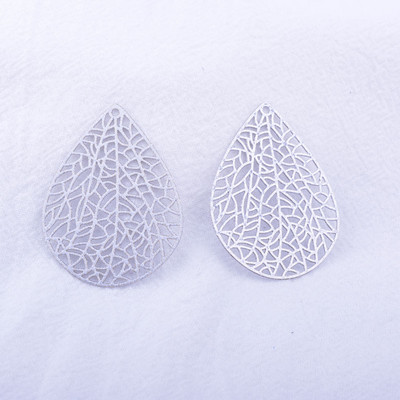30 komada AB2617 30 mm*41 mm privjesci u obliku kapi vode, privjesci u obliku stabljike lista Uradi sam naušnice