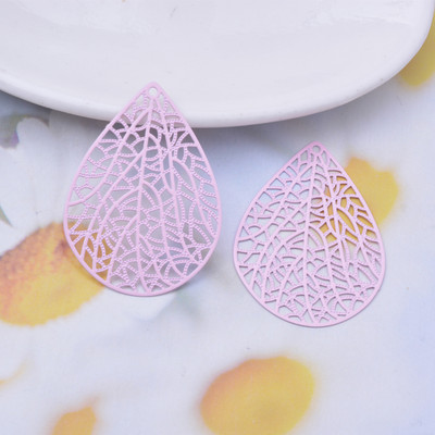 30 komada AB2617 30 mm*41 mm privjesci u obliku kapi vode, privjesci u obliku stabljike lista Uradi sam naušnice