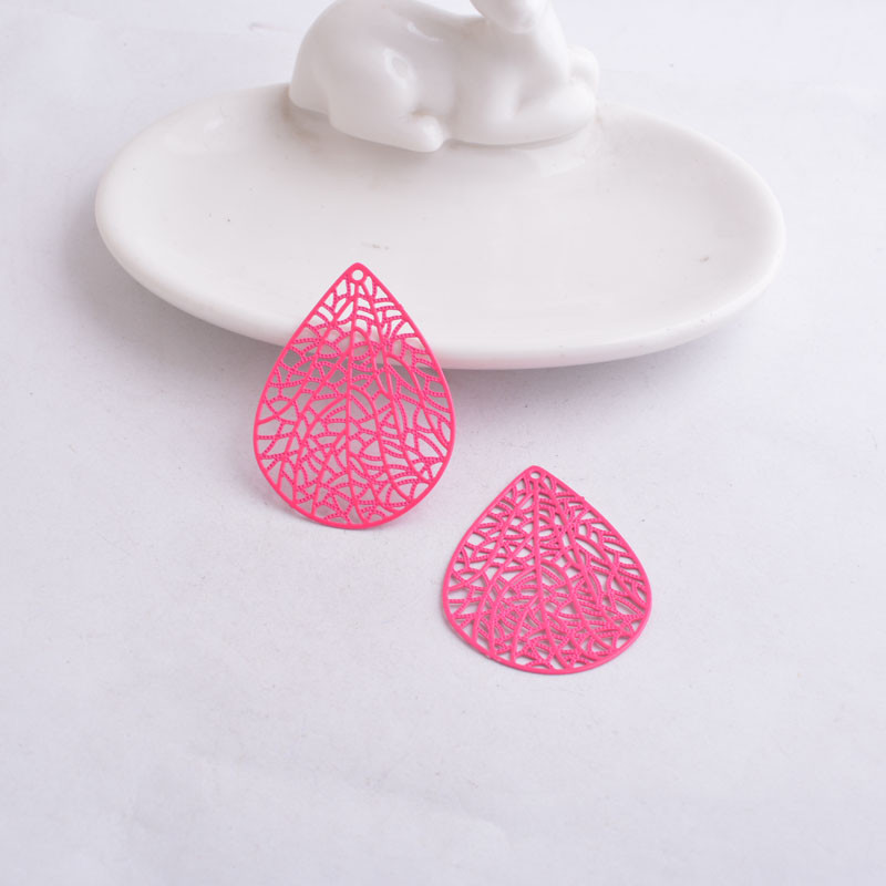 30 komada AB2617 30 mm*41 mm privjesci u obliku kapi vode, privjesci u obliku stabljike lista Uradi sam naušnice