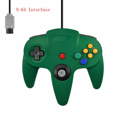 N64 χειριστήριο Joystick Gamepad Long Wired για Nintendo 64 Παιχνίδια κονσόλας για Nintendo Gamepad Κονσόλα Joystick Dualshock Control