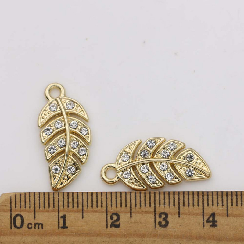 10 bucăți de frunze de cristal placate cu aur pandantiv pentru realizarea de bijuterii, cercei, brățări, colier, accesorii, descoperiri de bricolaj