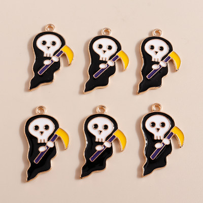 10 τμχ 18*21 χιλιοστά σμάλτο Kung Fu Tai Chi Charms Κρεμαστά για κολιέ Σκουλαρίκια DIY Making Yin Yang Charms Handmade Jewelry Findings