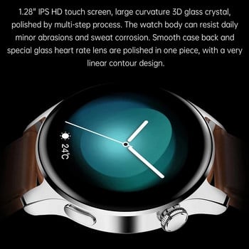 за телефон Xiaomi Huawei IOS Смарт часовник за мъже Android 2022 Bluetooth разговор Smartwatch Кръвно налягане Сърдечен ритъм Мъже Фитнес тракер