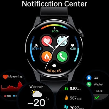 за телефон Xiaomi Huawei IOS Смарт часовник за мъже Android 2022 Bluetooth разговор Smartwatch Кръвно налягане Сърдечен ритъм Мъже Фитнес тракер