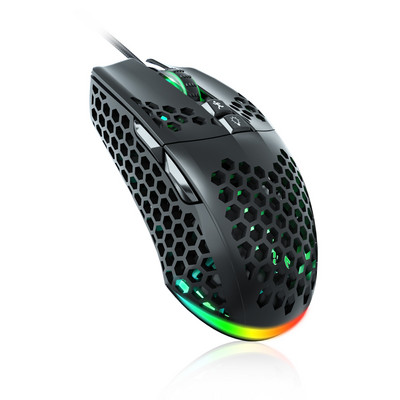 SM900 RGB žaidimų laidinė pelė 12800DPI Marco programuojama Egronomic Backlight žaidimų pelė nešiojamam kompiuteriui
