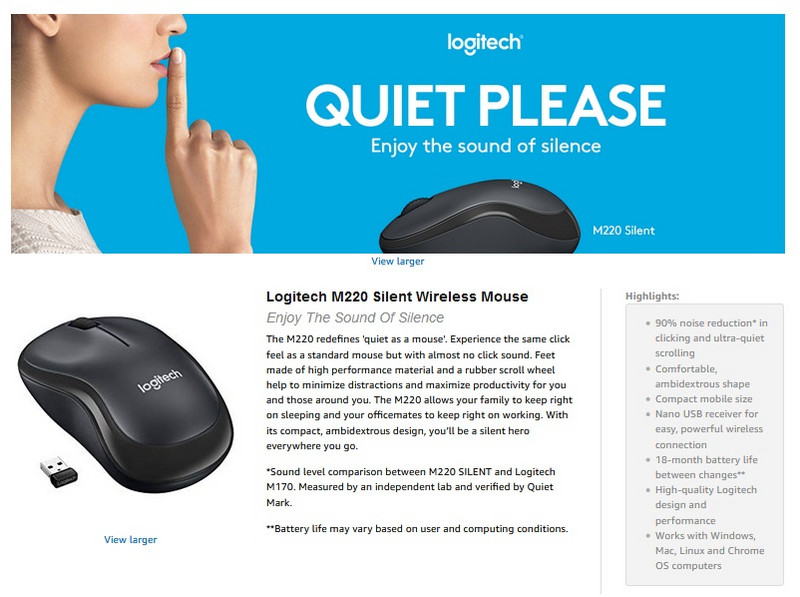 Mouse fără fir M220 1000 DPI 2,4 GHz Mouse inteligent subțire și silentios, cu urmărire rapidă, computer, laptop, tabletă pentru Mac Os/window 10/8