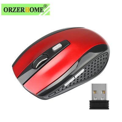 Mouse fără fir ORZERHOME 2.4GHz reglabil DPI Gaming 6 butoane Mouse optice cu receptor USB pentru computer accesorii PC
