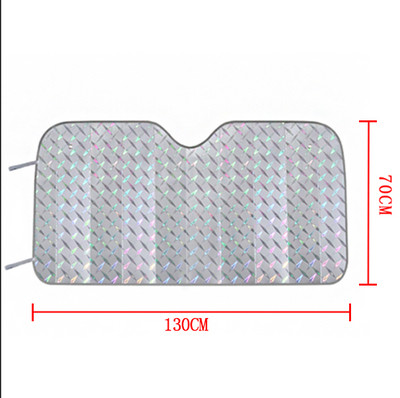 1PC Automašīnas vējstikls Saulessargs Priekšējais saulessargs Aizmugurējais saulessargi Aizmugurējais logs UV Aizsarg atstarotājs Pārsegi Sudraba